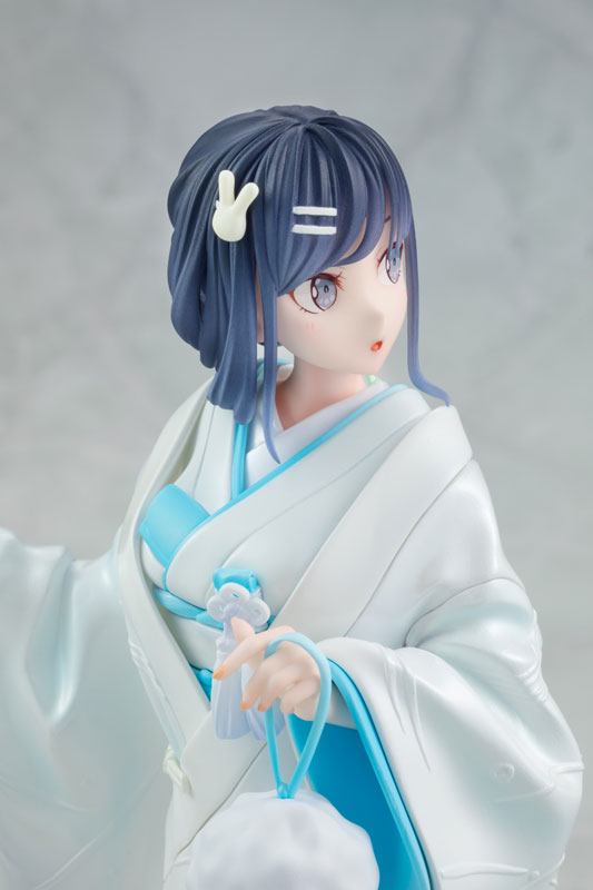 KDcolle Rascal Does Not Dream Series Mai Sakurajima White Kimono ver. KADOKAWA Special Set 1/7 Figure - Image 12
