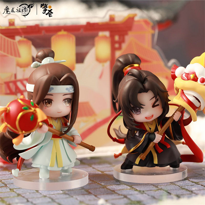 Mo Dao Zu Shi Wei Wuxian & Lan Wangji Wu Yue Sheng Ping Ver. Chibi Figure 2pc. Set - Image 10