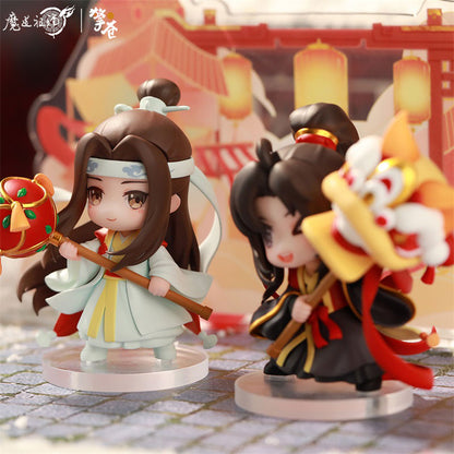 Mo Dao Zu Shi Wei Wuxian & Lan Wangji Wu Yue Sheng Ping Ver. Chibi Figure 2pc. Set - Image 11