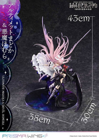 PRISMA WING 1/7 Puella Magi Madoka Magica Rebellion Ultimate Madoka & Devil Homura Figure - Image 11