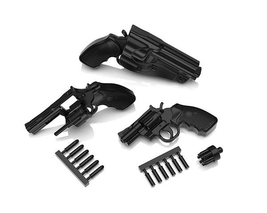 LittleArmory LA074 Revolver Set A 1/12 Plastic Model - Image 2