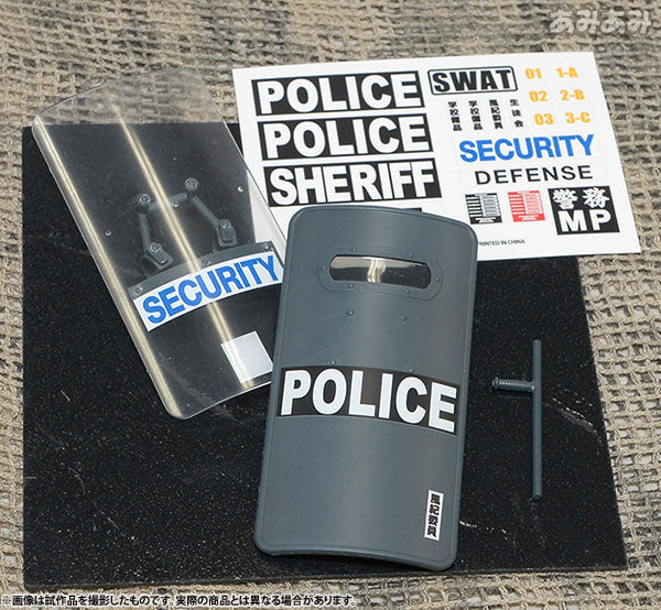 LittleArmory LD005 1/12 Police Shield B Type Plastic Model - Image 8