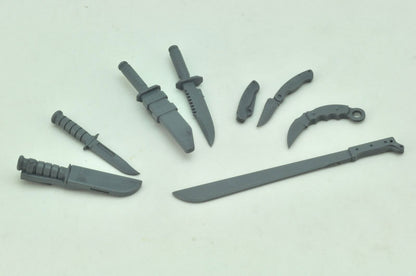 LittleArmory LD026 Melee Weapons Set A 1/12 Plastic Model - Image 3