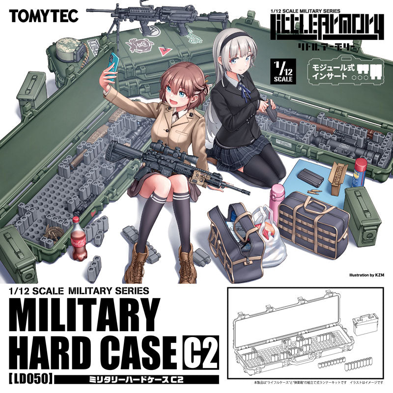 LittleArmory LD050 Military Hard Case C2 1/12 Plastic Model - Image 8