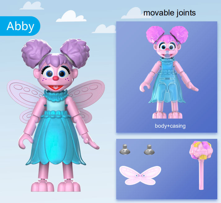 preCOOL Sesame Street Abby Cadabby Plastic Model Kit - Image 4