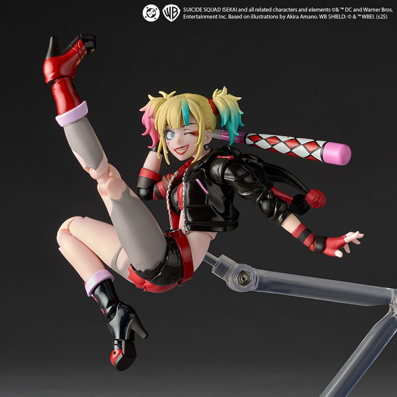 Revoltech Amazing Yamaguchi Harley Quinn Suicide Squad ISEKAI Ver. - Image 6