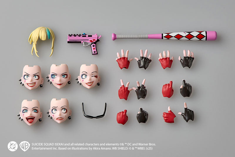 Revoltech Amazing Yamaguchi Harley Quinn Suicide Squad ISEKAI Ver. - Image 14