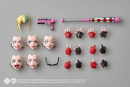 Revoltech Amazing Yamaguchi Harley Quinn Suicide Squad ISEKAI Ver. - Image 14