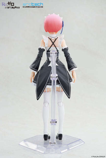 ARCTECH Posable Series Re:ZERO -Starting Life in Another World- Ram 1/8 Posable Figure - Image 4