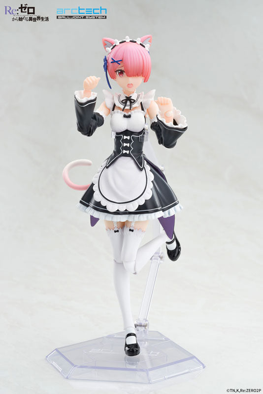 ARCTECH Posable Series Re:ZERO -Starting Life in Another World- Ram 1/8 Posable Figure - Image 5