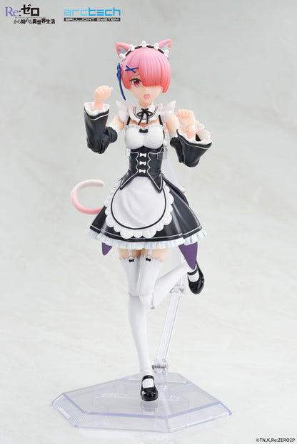 ARCTECH Posable Series Re:ZERO -Starting Life in Another World- Ram 1/8 Posable Figure - Image 5