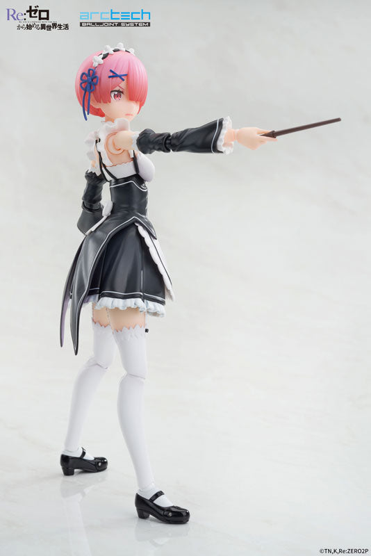 ARCTECH Posable Series Re:ZERO -Starting Life in Another World- Ram 1/8 Posable Figure - Image 8