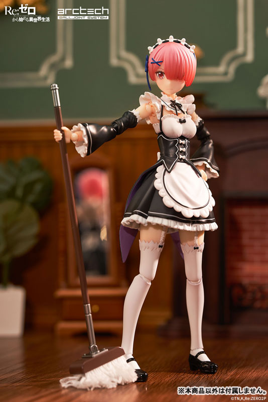 ARCTECH Posable Series Re:ZERO -Starting Life in Another World- Ram 1/8 Posable Figure - Image 11