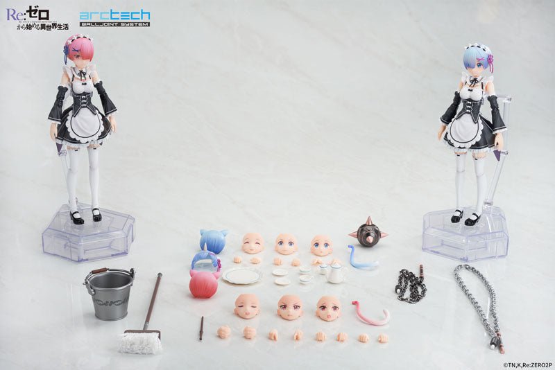 ARCTECH Posable Series Re:ZERO -Starting Life in Another World- Ram & Rem Set 1/8 Posable Figure - Image 23