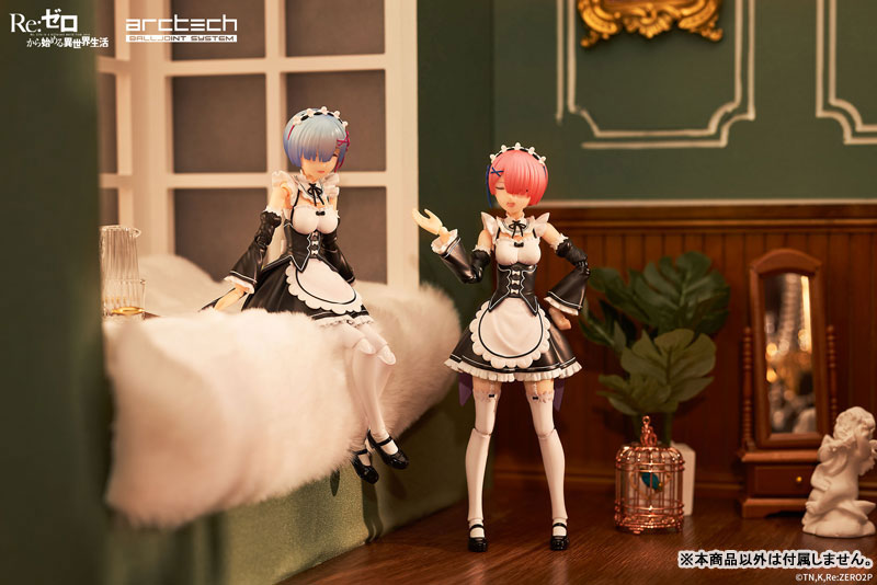 ARCTECH Posable Series Re:ZERO -Starting Life in Another World- Ram & Rem Set 1/8 Posable Figure - Image 28