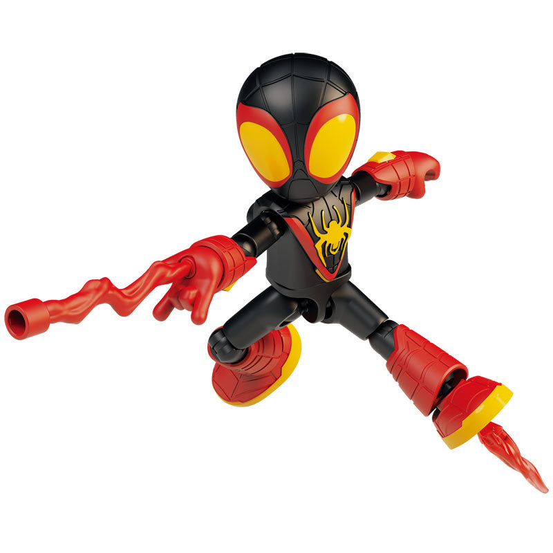 Spidey and His Amazing Friends - Spidey AL03 Miles Web-Spinners Suits Plastic Model Kit - Image 5