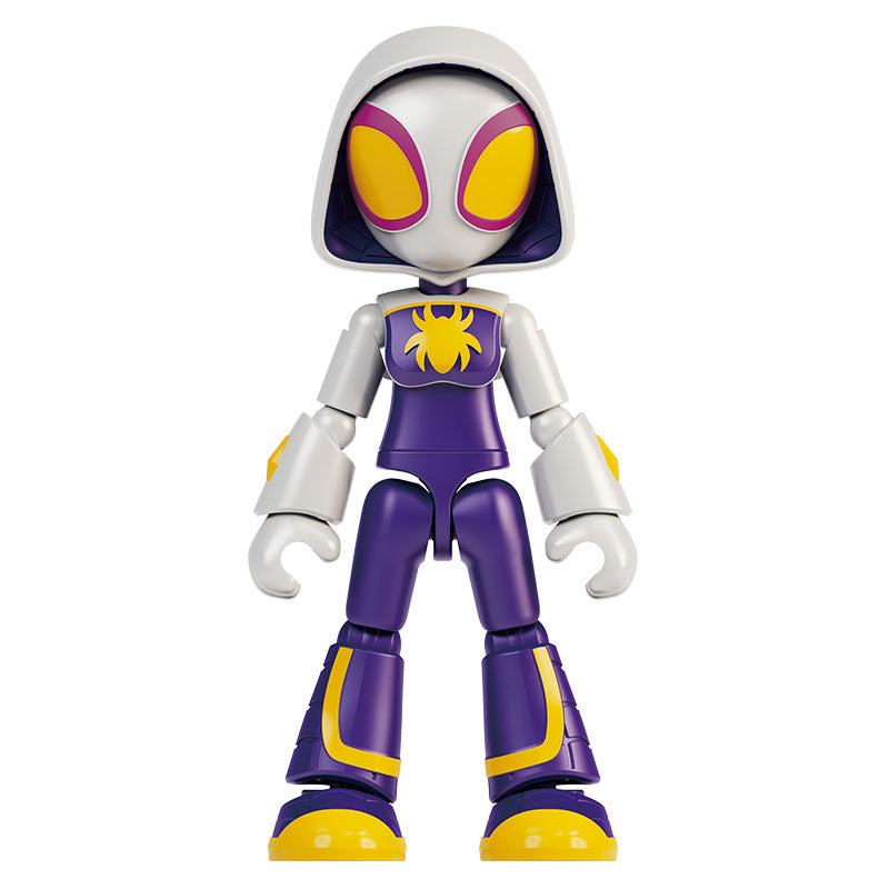 Spidey and His Amazing Friends Ghost-Spider Web-Spinners Suits Plastic Model Kit AL03 - Image 5