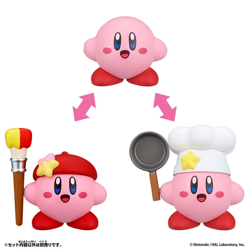 Bandai Kirby Change! Copy Ability Artist & Cook Figure (H40mm) - Image 2