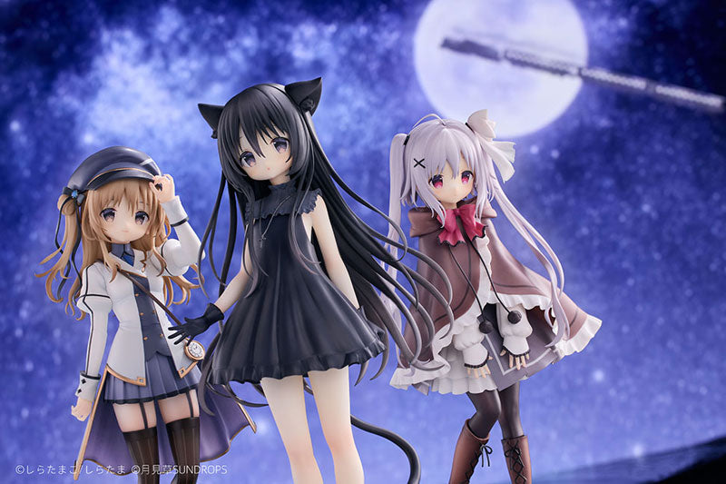 "Hoshizora Tetsudou to Shiro no Tabi" Noir Neri Karuha Complete Set 1/7 Figure - Image 6