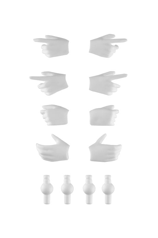 LittleArmory LA-OP21 Gun Holding Hand for Megami Device White Plastic Model - Image 2