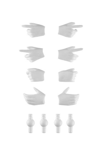 LittleArmory LA-OP21 Gun Holding Hand for Megami Device White Plastic Model - Image 2