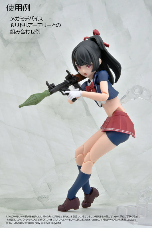 LittleArmory LA-OP21 Gun Holding Hand for Megami Device White Plastic Model - Image 4