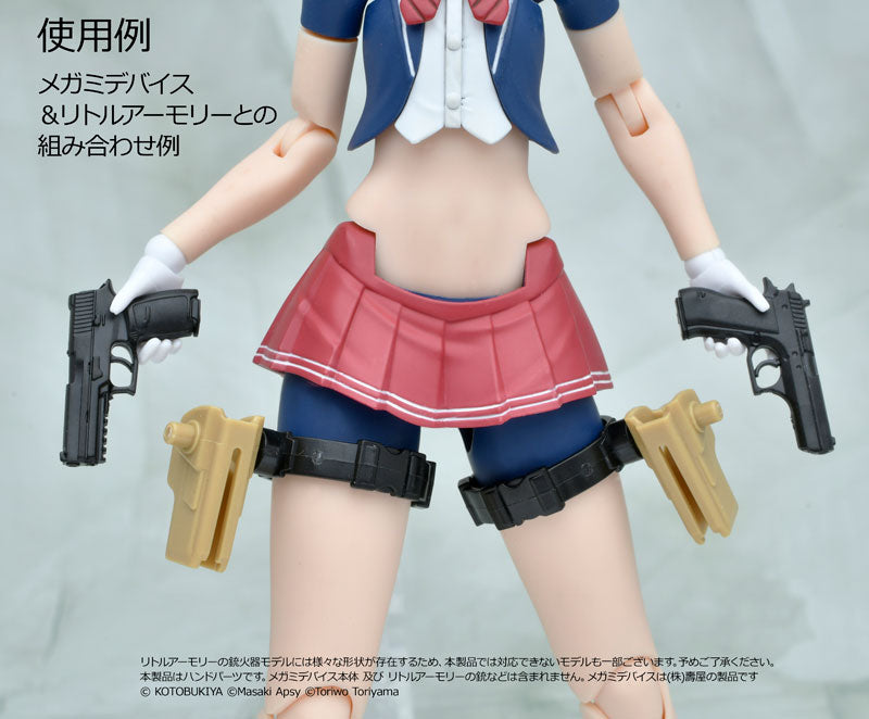 LittleArmory LA-OP21 Gun Holding Hand for Megami Device White Plastic Model - Image 7