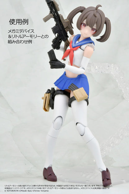 LittleArmory [LA-OP22] Gun Holding Hand for Megami Device Black Plastic Model - Image 5