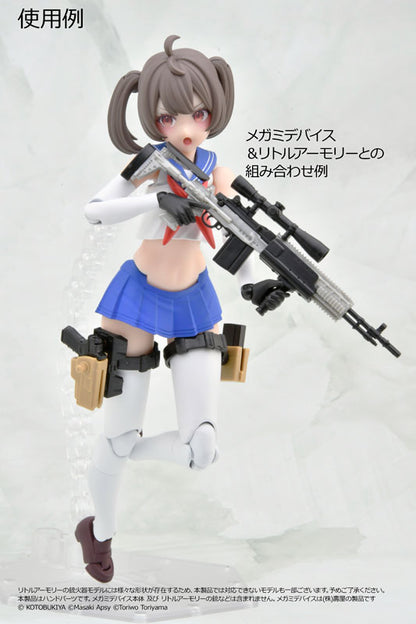 LittleArmory [LA-OP22] Gun Holding Hand for Megami Device Black Plastic Model - Image 7