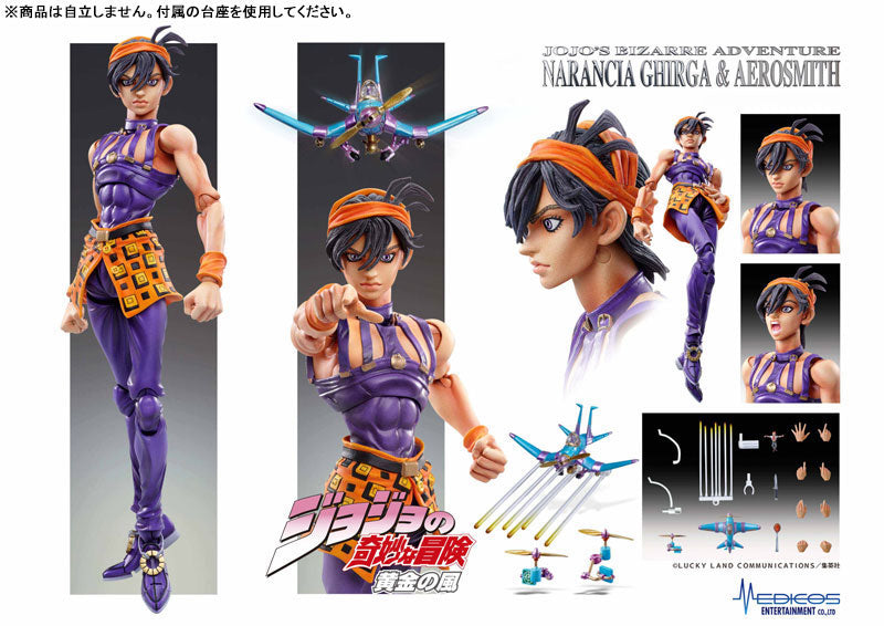 Super Action Statue JoJo's Bizarre Adventure Part.V Narancia Ghirga & As - Image 8