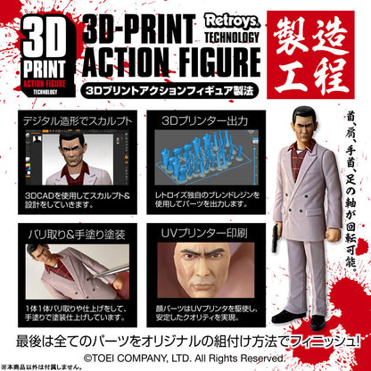 Retroys Battles Without Honor and Humanity Shozo Hirono Basic Figure - Image 6