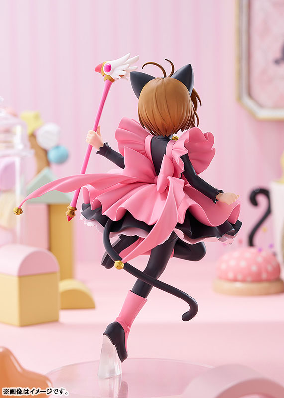 POP UP PARADE Cardcaptor Sakura Clow Card Arc Sakura Kinomoto: Black Cat Costume Ver. L Size - Image 6