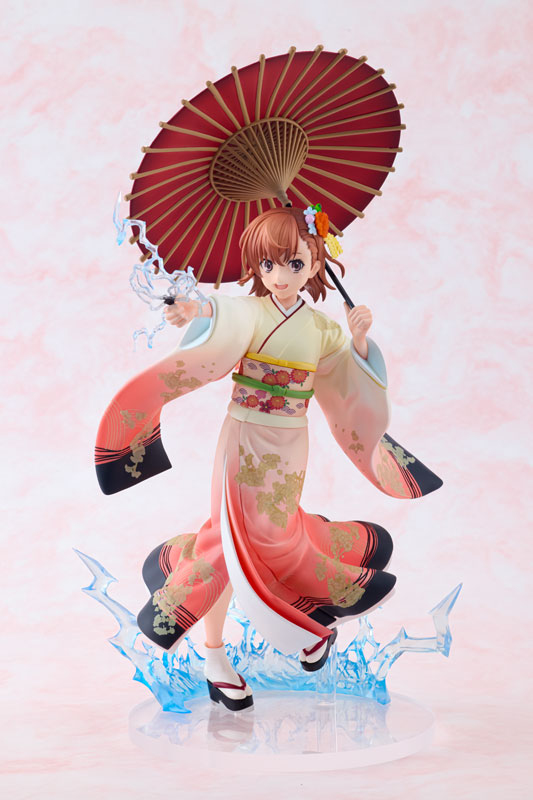 KDcolle A Certain Scientific Railgun T Mikoto Misaka Furisode Kimono ver. 1/7 Figure - Image 6