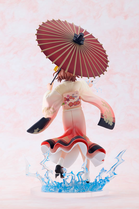 KDcolle A Certain Scientific Railgun T Mikoto Misaka Furisode Kimono ver. KADOKAWA Special Set 1/7 Figure - Image 7