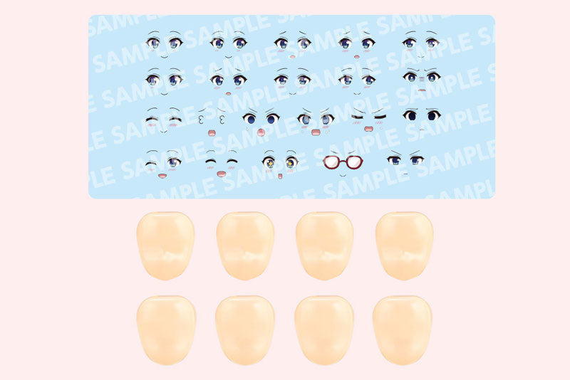 Sousai Shoujo Teien CUSTOMIZED FACE & DECAL SET Vol.9 for Koyomi Takanashi A - Image 10
