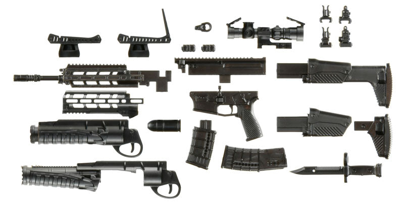LittleArmory [LA112] 20 Model Rifle & Grenade Launcher 1/12 Plastic Model - Image 3
