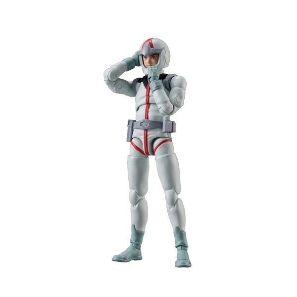 G.M.G. COLLECTION 09 Mobile Suit Gundam Earth Federation Force Amuro Ray Normal Suit Ver. Posable Figure - Image 3