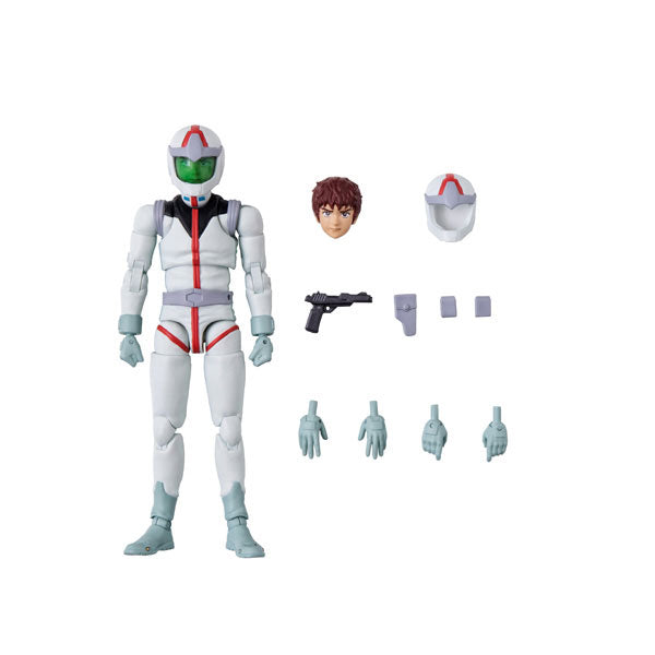 G.M.G. COLLECTION 09 Mobile Suit Gundam Earth Federation Force Amuro Ray Normal Suit Ver. Posable Figure - Image 6