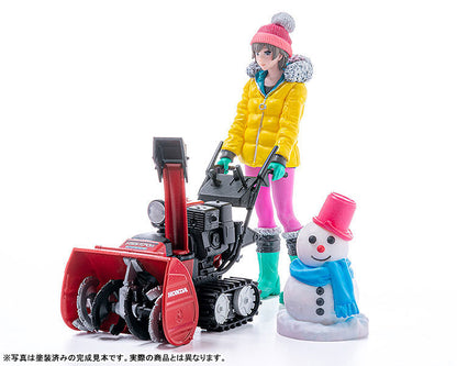 PLAMAX MF-62 Minori with Honda Small Snow Plow HSS1170n (JX) 1/20 Plastic Model - Image 3