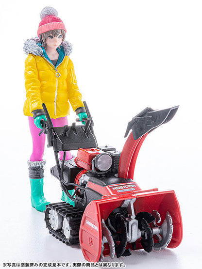 PLAMAX MF-62 Minori with Honda Small Snow Plow HSS1170n (JX) 1/20 Plastic Model - Image 5
