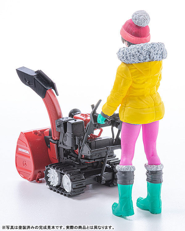 PLAMAX MF-62 Minori with Honda Small Snow Plow HSS1170n (JX) 1/20 Plastic Model - Image 6