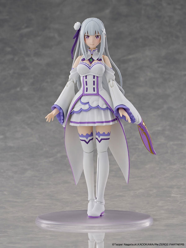 KADOKAWA PLASTIC MODEL SERIES Re:ZERO Emilia with Emilia Color Ver. Cutting Mat - Image 3