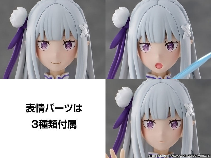 KADOKAWA PLASTIC MODEL SERIES Re:ZERO Emilia with Emilia Color Ver. Cutting Mat - Image 9