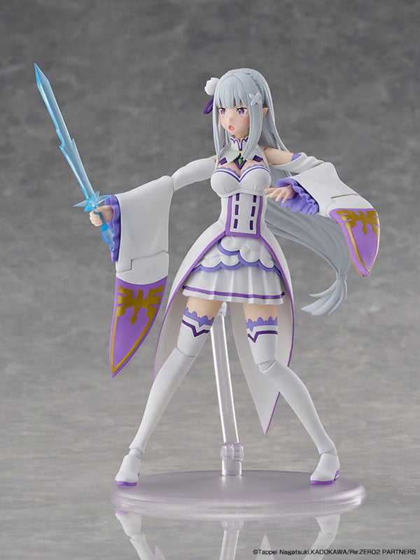 KADOKAWA PLASTIC MODEL SERIES Re:ZERO Emilia DX Ver. with Emilia Color Ver. Cutting Mat - Image 11