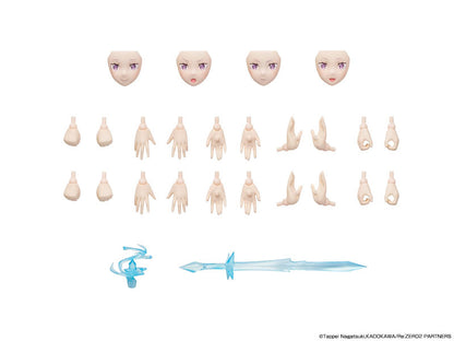 KADOKAWA PLASTIC MODEL SERIES Re:ZERO Emilia DX Ver. with Emilia Color Ver. Cutting Mat - Image 14