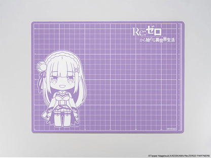 KADOKAWA PLASTIC MODEL SERIES Re:ZERO Emilia DX Ver. with Emilia Color Ver. Cutting Mat - Image 21