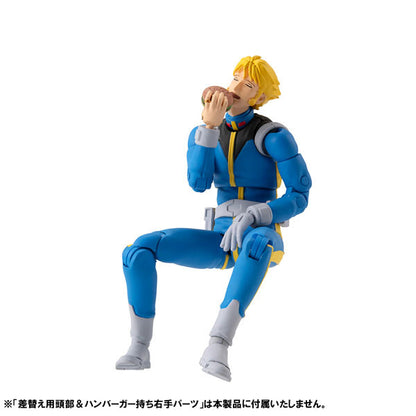 G.M.G. COLLECTION 11 Mobile Suit Gundam Earth Federation Forces Sleggar Law Normal Suit Ver. Posable Figure - Image 6