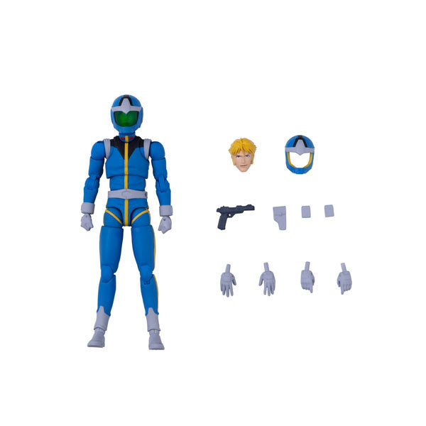 G.M.G. COLLECTION 11 Mobile Suit Gundam Earth Federation Forces Sleggar Law Normal Suit Ver. Posable Figure - Image 7