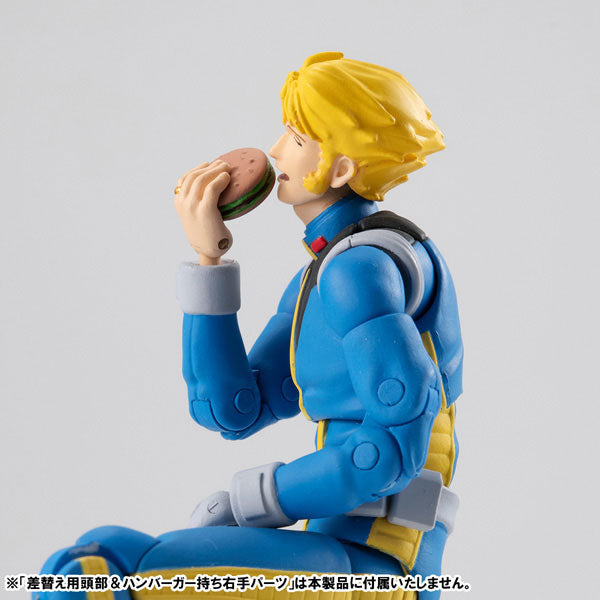 G.M.G. COLLECTION 11 Mobile Suit Gundam Earth Federation Forces Sleggar Law Normal Suit Ver. Posable Figure - Image 8