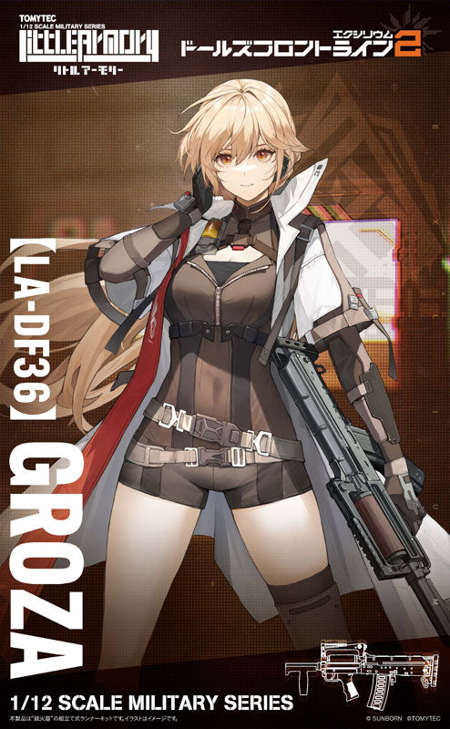 LittleArmory [LA-DF36] Girls' Frontline 2 Groza 1/12 Plastic Model - Image 7